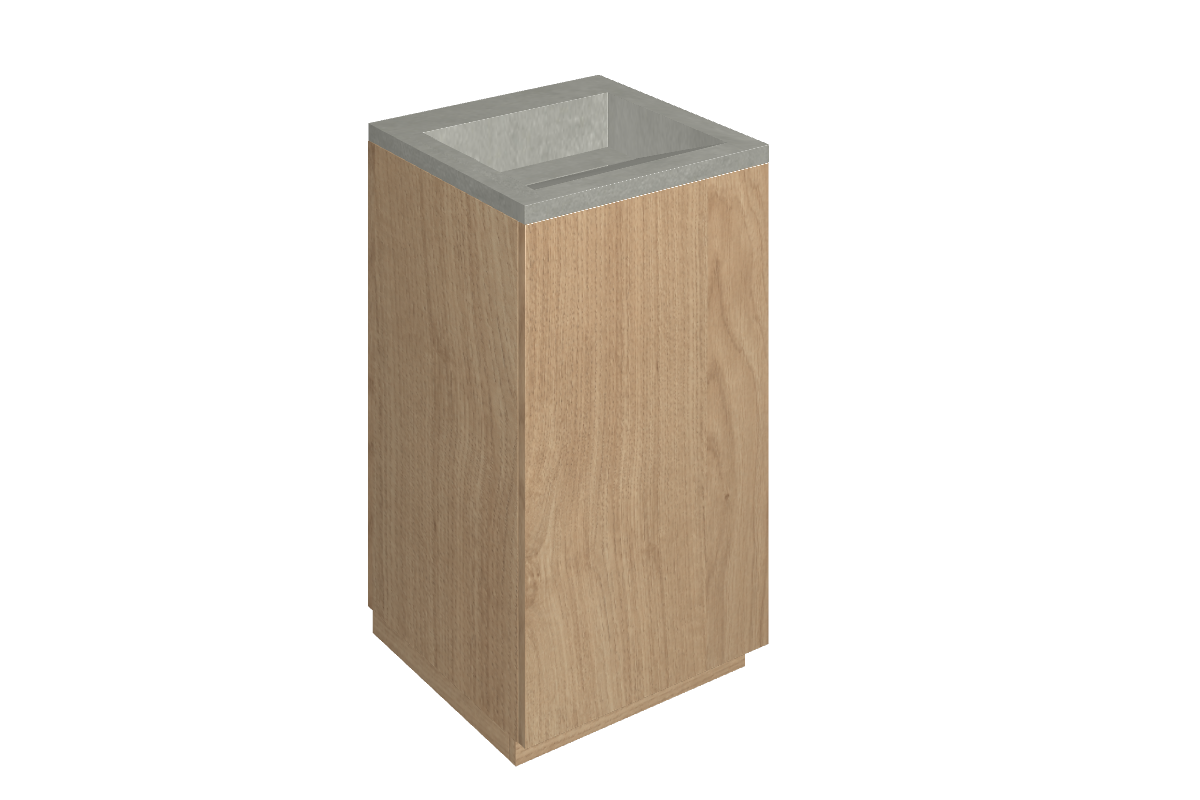 Cube Air Washbasin 50 Wood