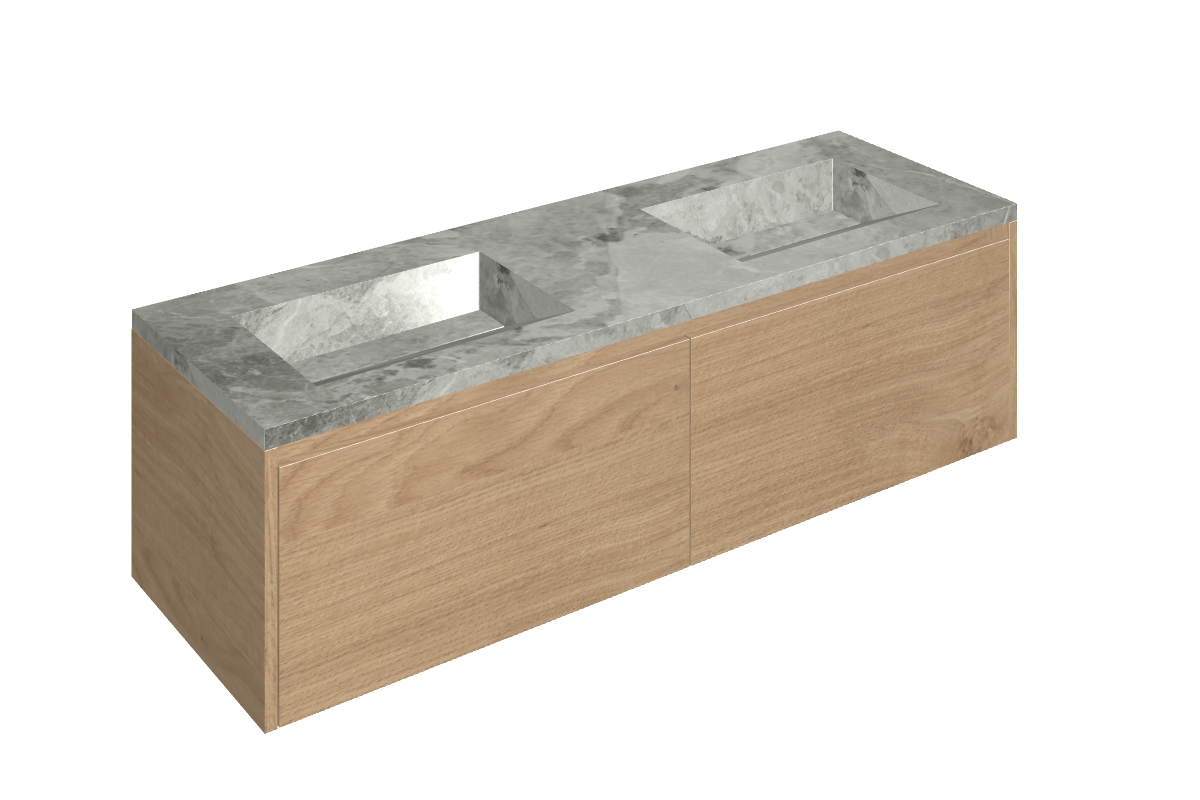 Fly Air Washbasin Duo 150 Wood